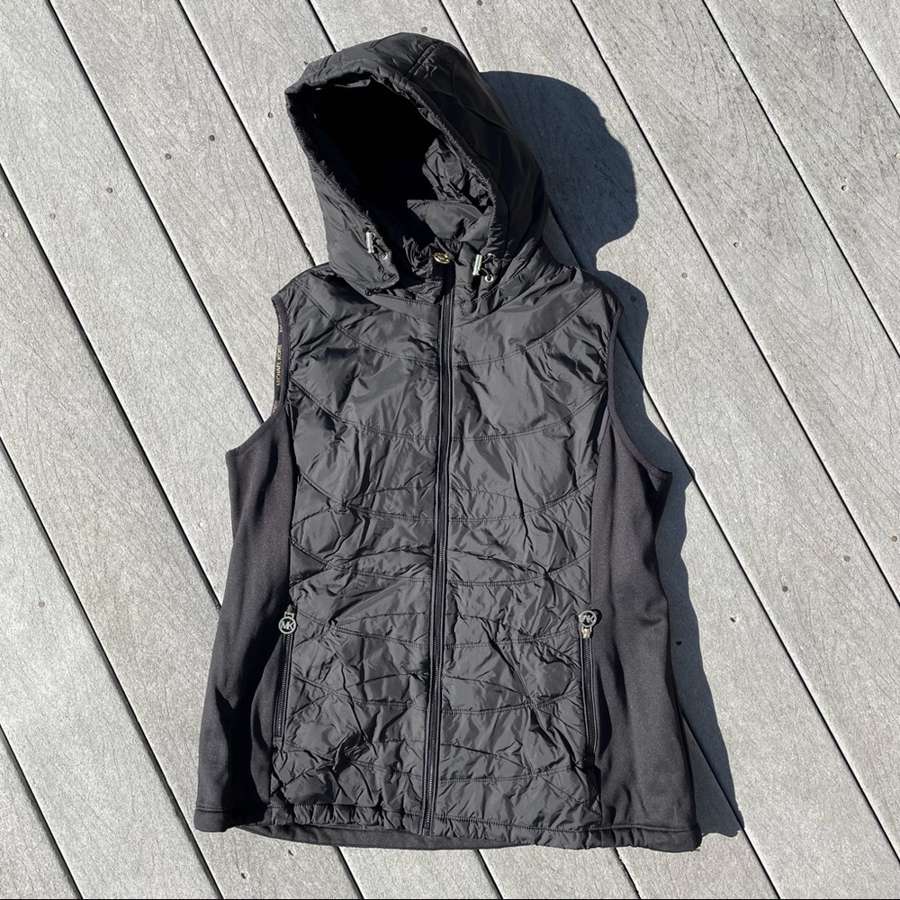MICHAEL Michael Kors Vest with Removable Hood - XL